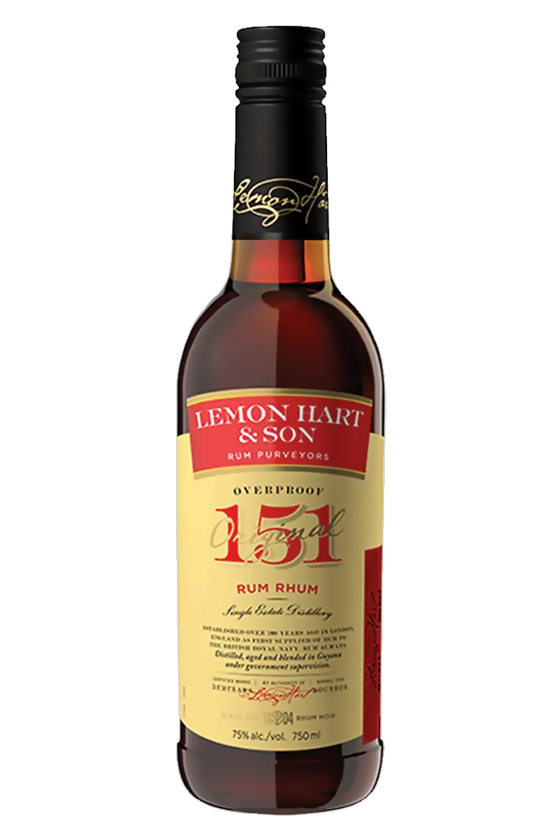 Lemon Hart & Son 151 Overproof Rum