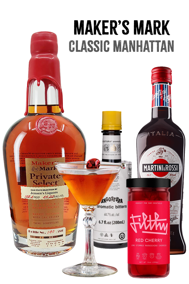 Maker's Mark Classic Manhattan Cocktail Kit