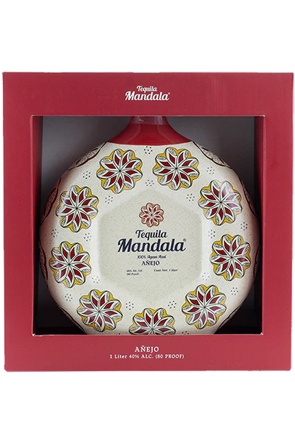 Mandala Ceramic Bottle Añejo Tequila 2