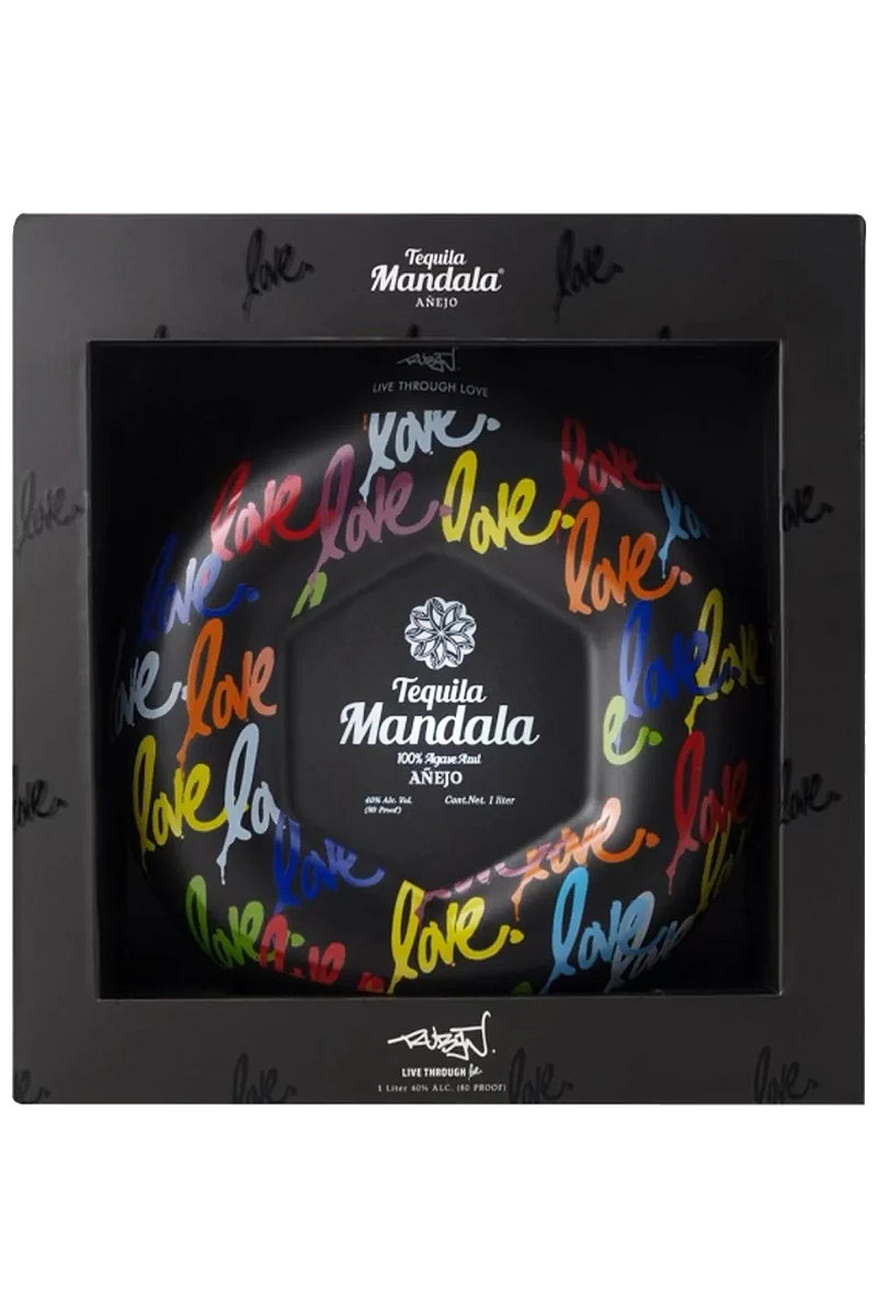 Mandala Ceramic Bottle Love Limited Edition Añejo Tequila 2