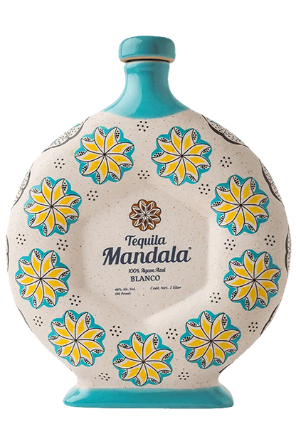 Mandala Ceramic Bottle Blanco Tequila