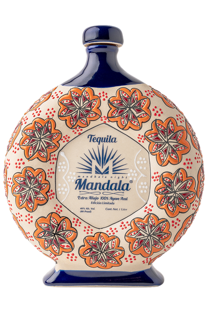Mandala Ceramic Bottle Extra Añejo Tequila – Sunset Corners Mandala Ceramic Bottle Extra Añejo Tequila – Sunset Corners