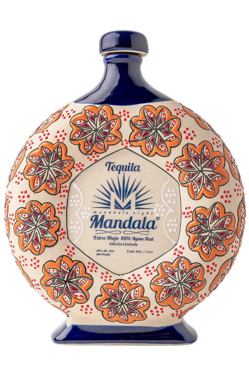 Mandala Ceramic Bottle Extra Añejo Tequila