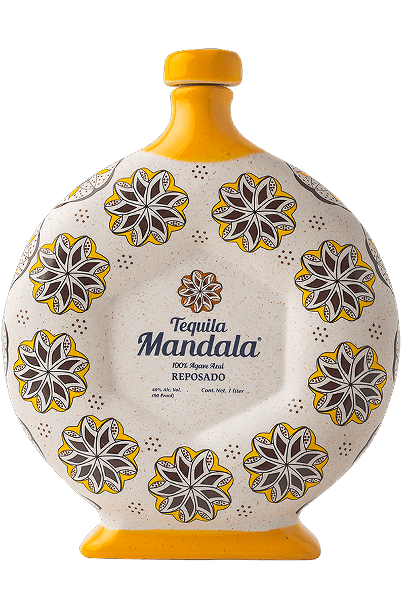 Mandala Ceramic Bottle Reposado Tequila