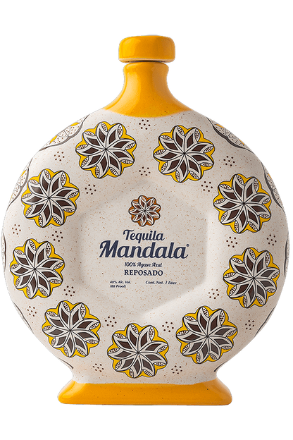 Mandala Ceramic Bottle Reposado Tequila