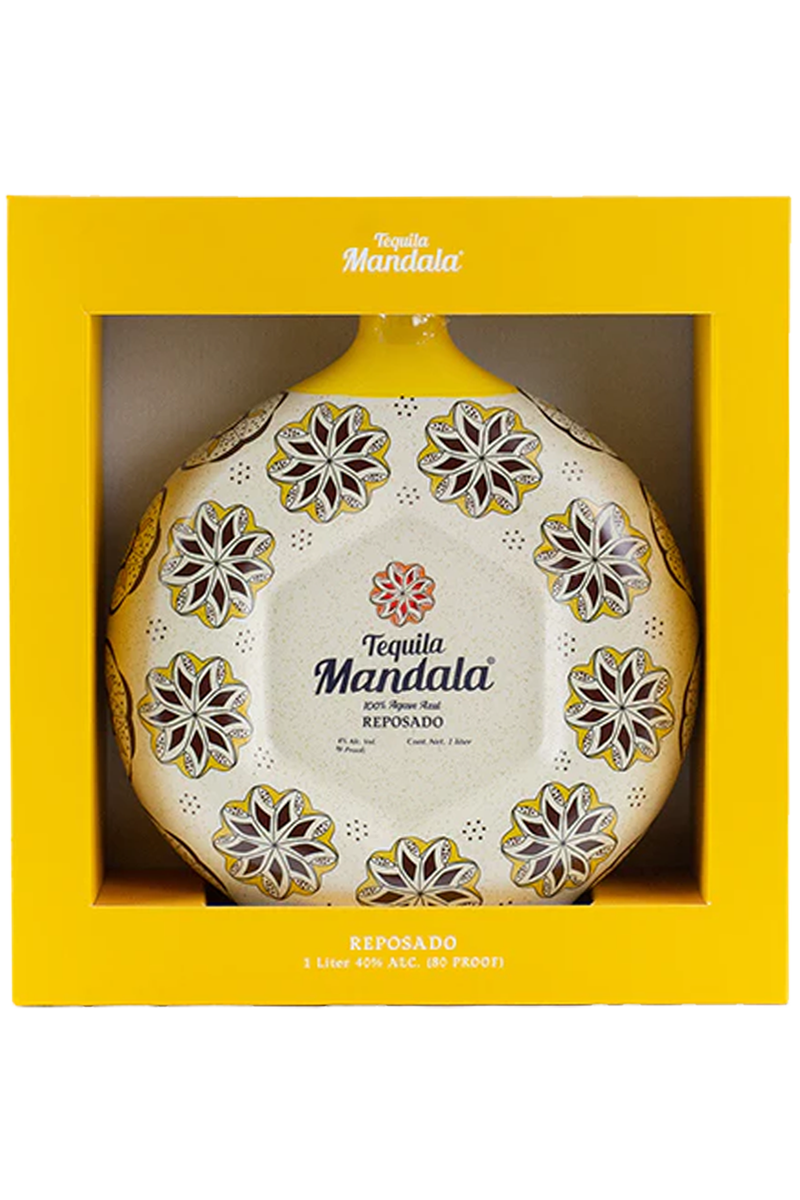 Mandala Ceramic Bottle Reposado Tequila 2