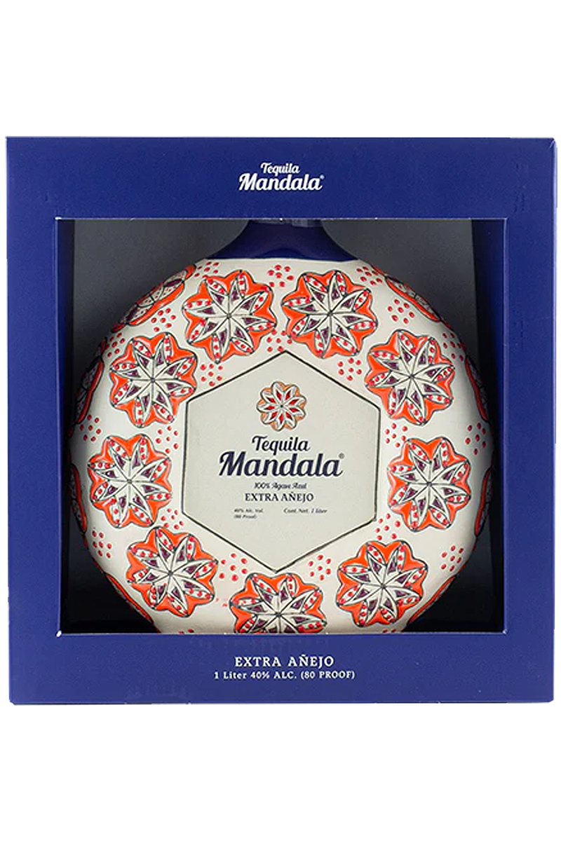 Mandala Ceramic Bottle Extra Añejo Tequila 2