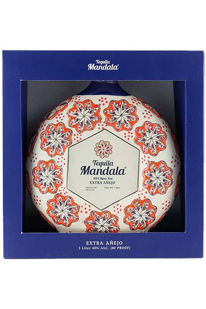 Mandala Ceramic Bottle Extra Añejo Tequila 2