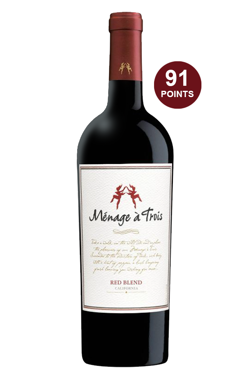 Menage a Trois California Red Wine