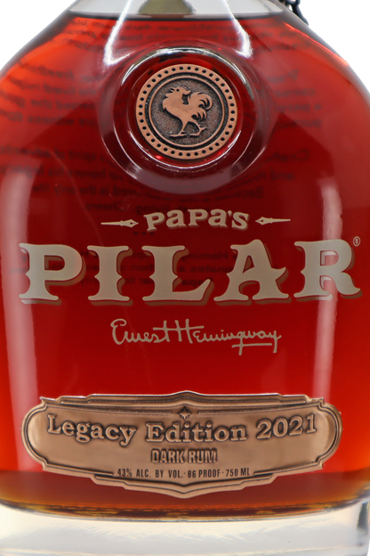 Papa's Pilar Legacy Edition 2021 Dark Rum 750 ML 3