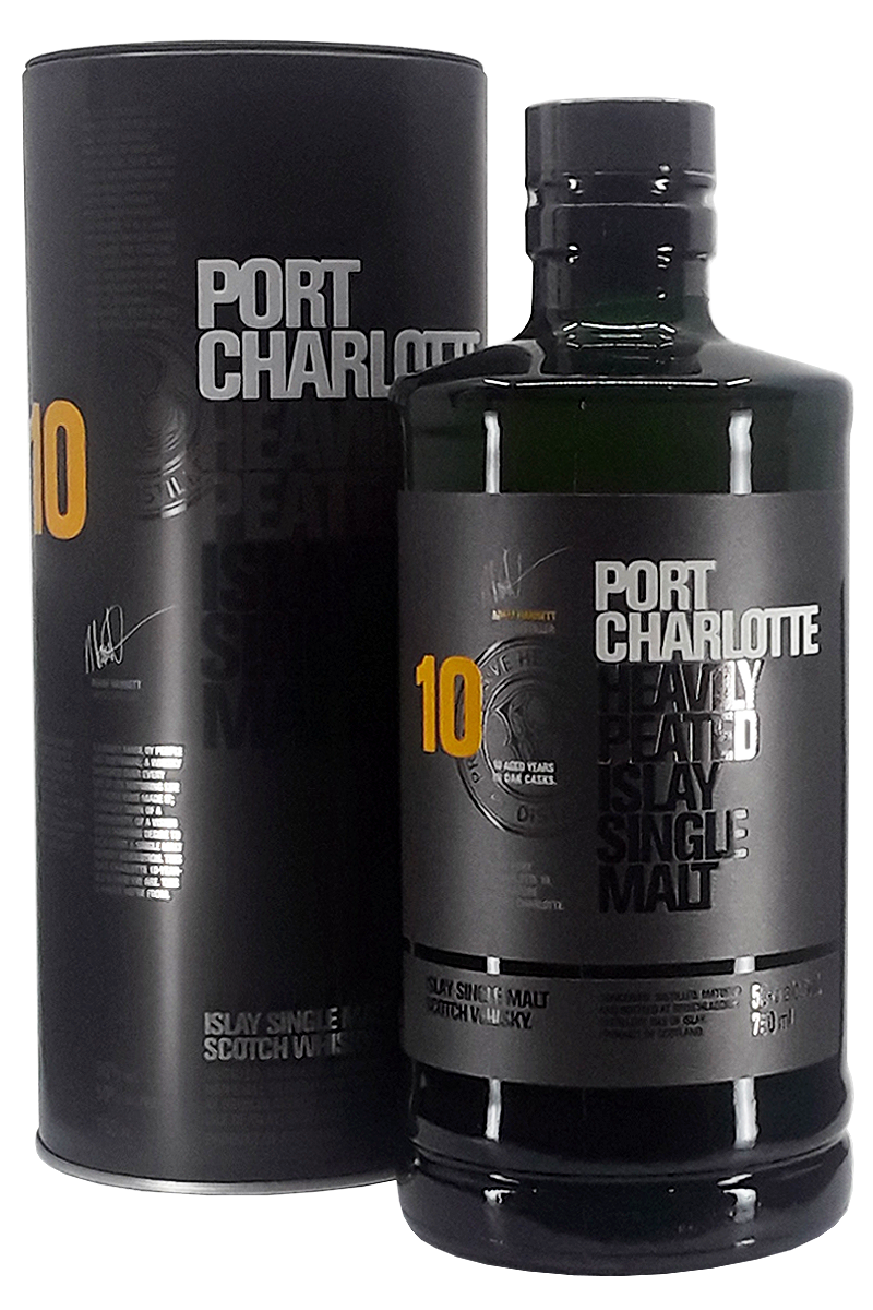 Bruichladdich Port Charlotte Heavily Peated 10 Years Old