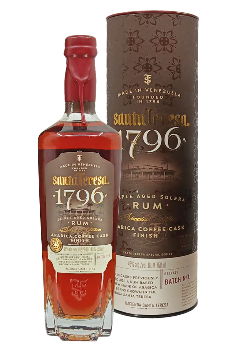 Santa Teresa 1796 Arabica Coffee Cask Finish Rum 750 ML