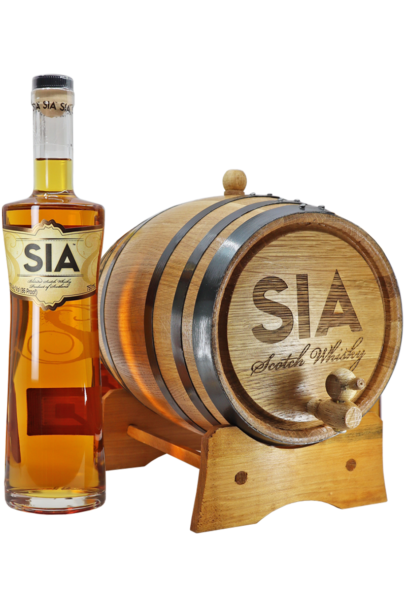 Sia Blended Scotch Whisky Oak Aging Barrel Bundle 2