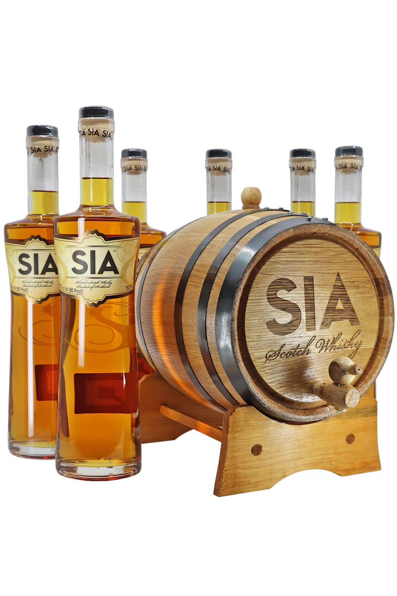 Sia Blended Scotch Whisky Oak Aging Barrel Bundle