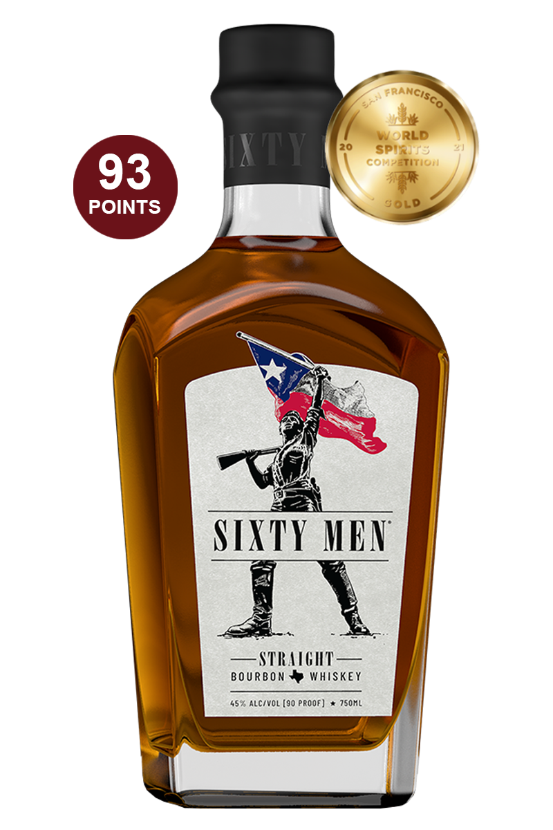 Sixty Men Straight Bourbon Whiskey