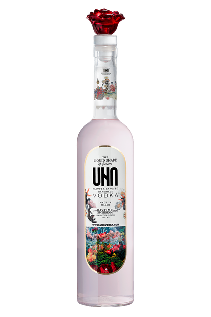 UNA Flower Infused Handmade Luxury Vodka