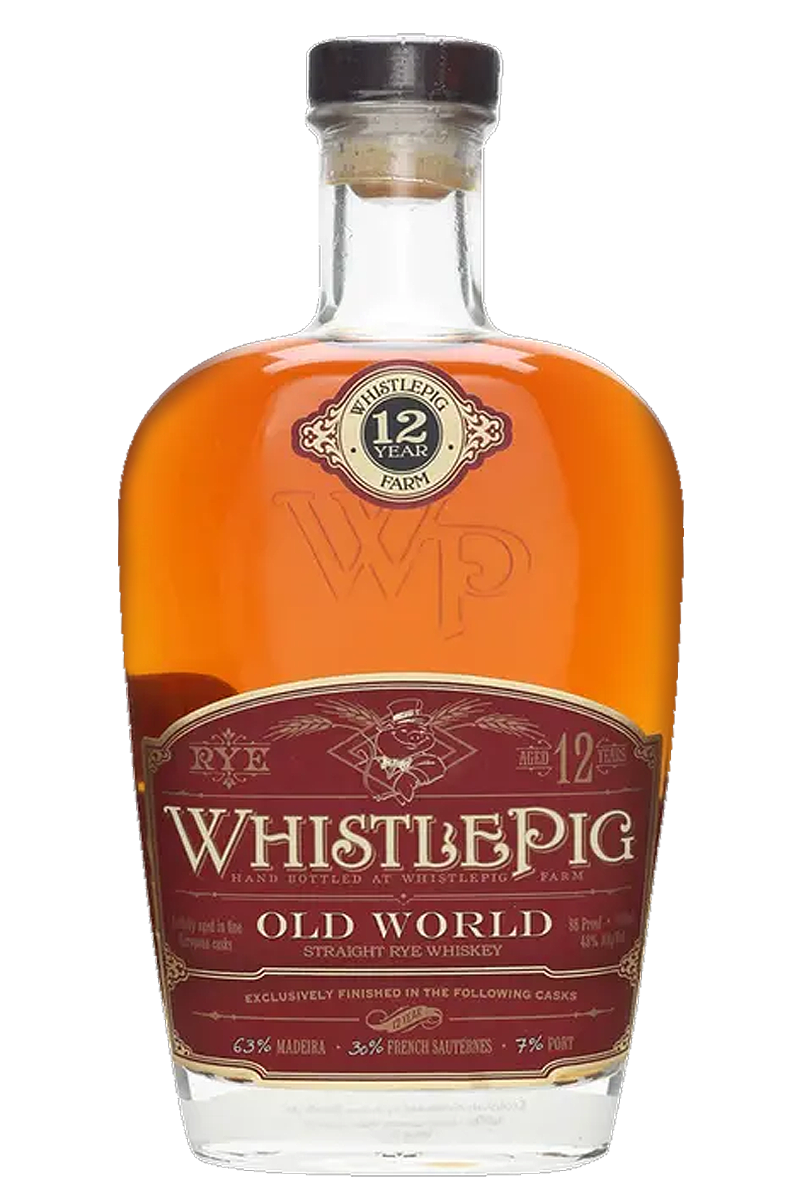 WhistlePig 12 Year Old World Straight Rye Whiskey 750 ML