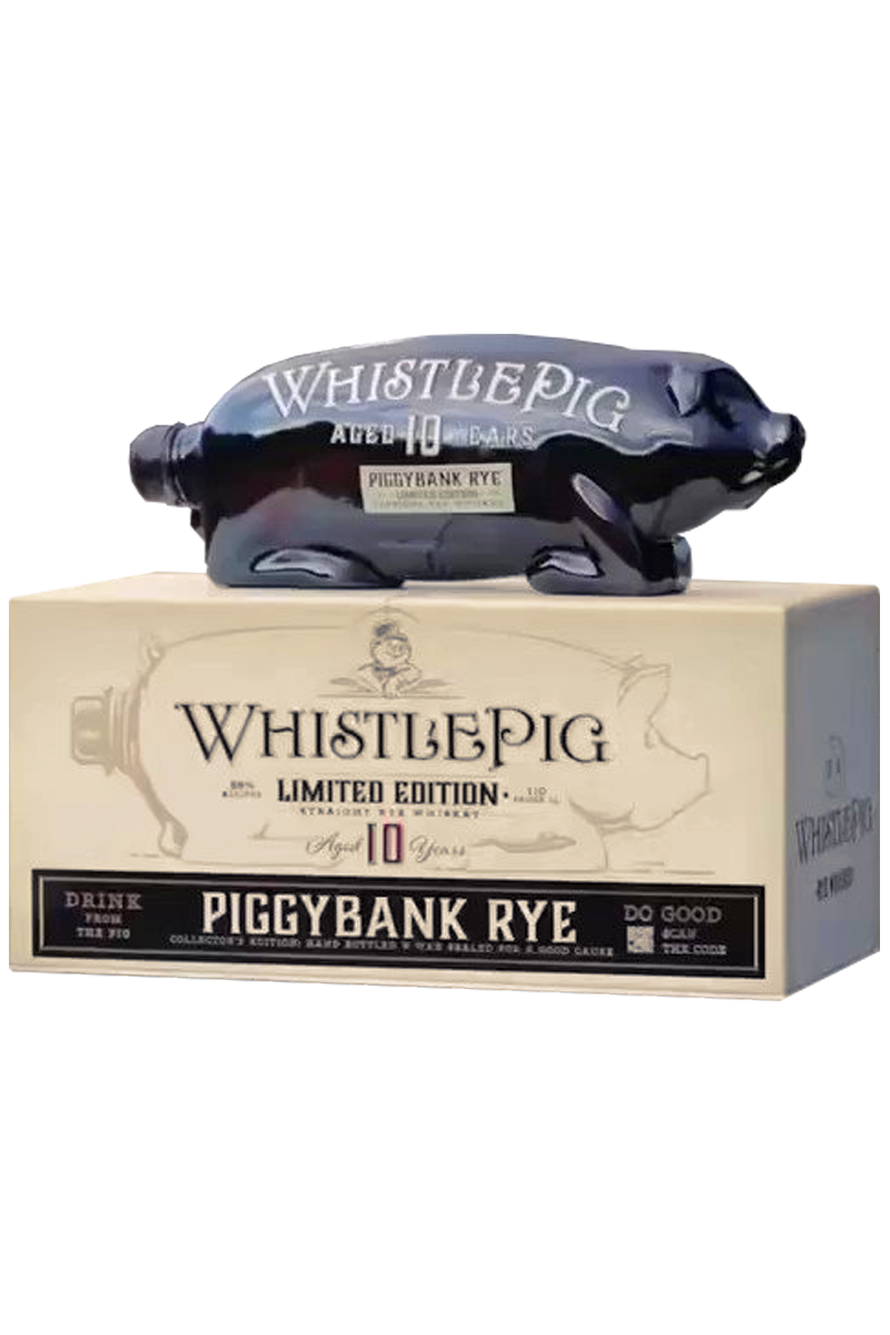 WhistlePig PiggyBank 10 Years Straight Rye Whiskey 750 ML 2