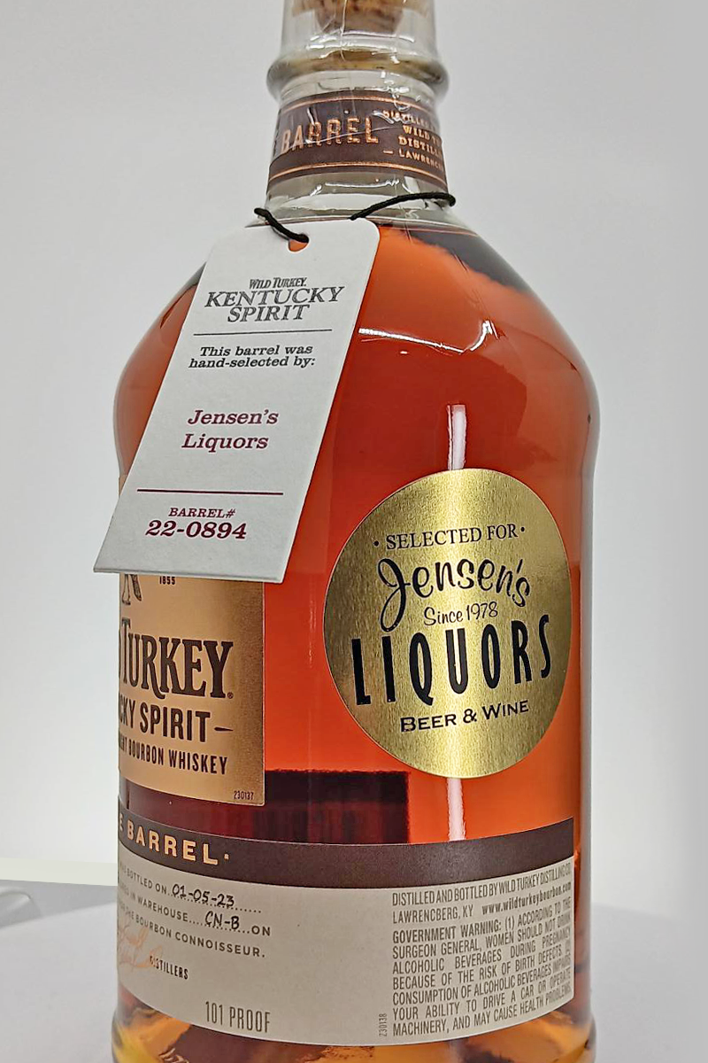 Wild Turkey Single Barrel Kentucky Spirit Straight Bourbon Whiskey 2