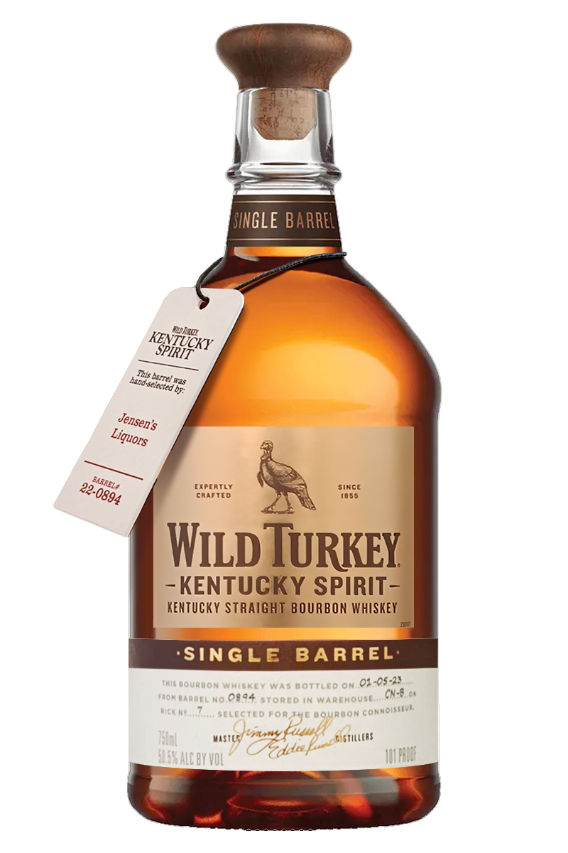 Wild Turkey Single Barrel Kentucky Spirit Straight Bourbon Whiskey